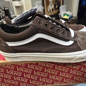 VANS Old Skool Men’s Size 11 Shoes Brown VN0007NTY49 Skateboarding NEW